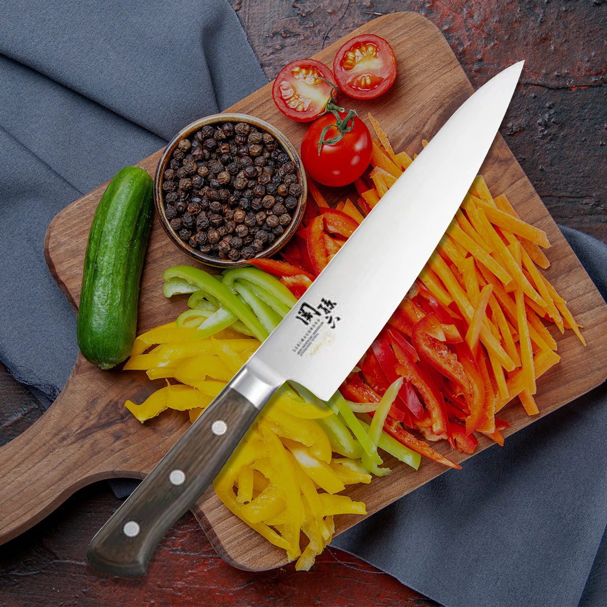 Kai Seki Magoroku Peacock Gyuto Chef Knife 210mm (000AB5449)