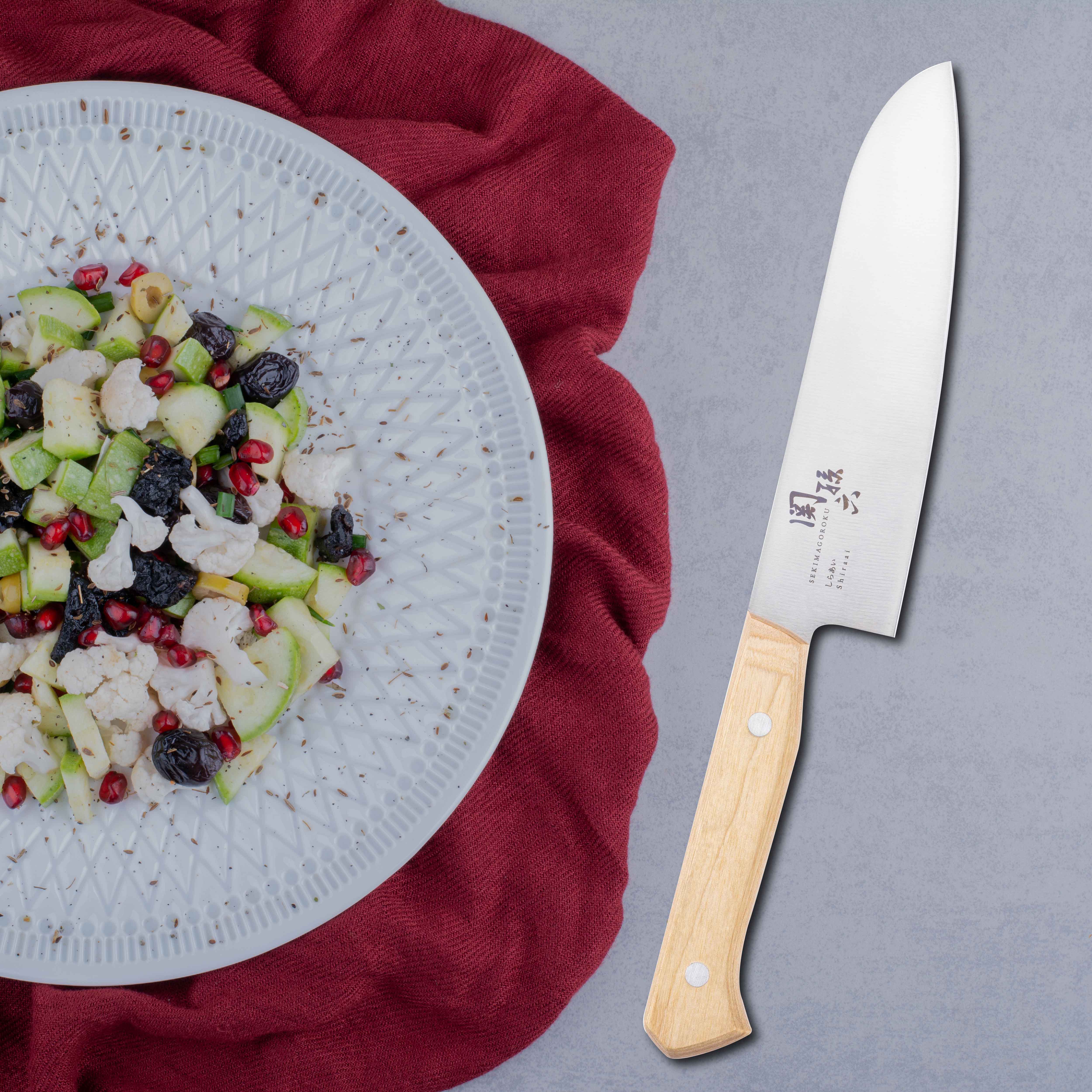 Kai Seki Magoroku Shiraai Santoku Knife 165mm #000AB5482