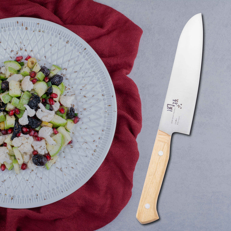 Kai Seki Magoroku Shiraai Santoku Knife 165mm #000AB5482