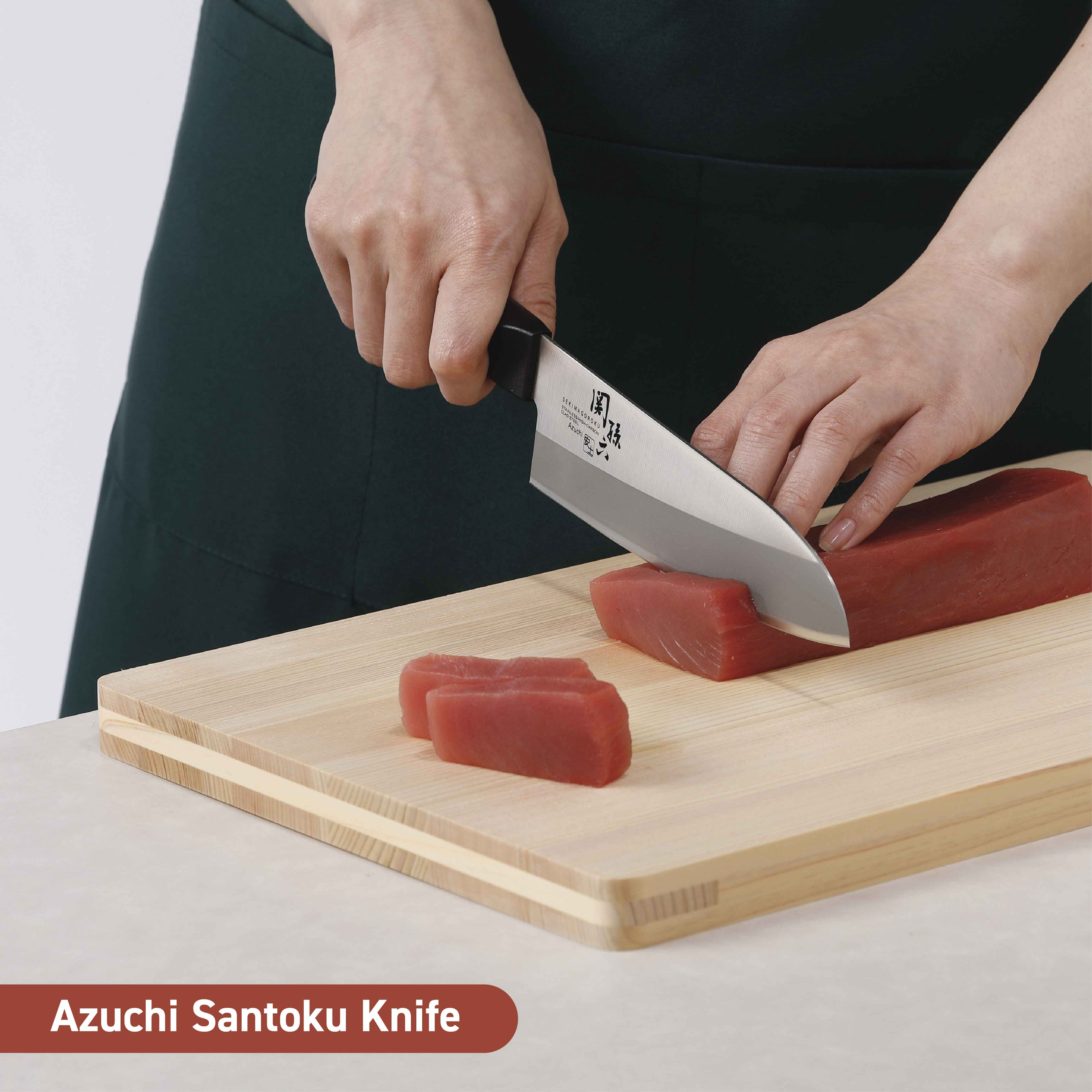 KAI Seki Magoroku Azuchi Santoku Knife 165mm #000AE5141