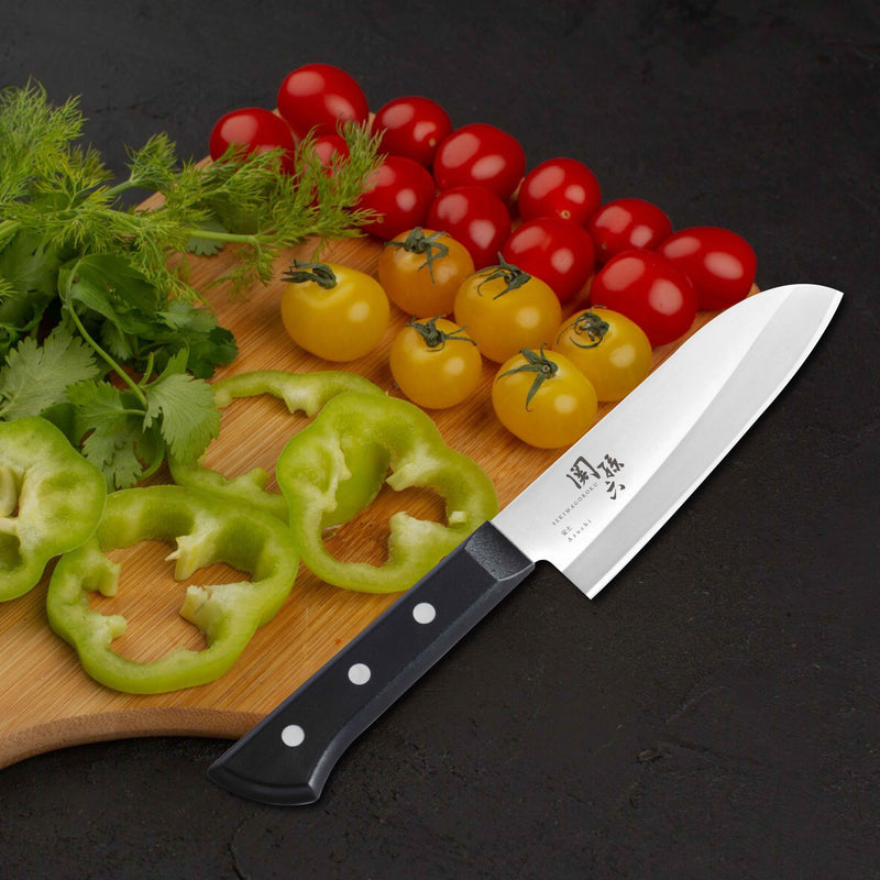 KAI Seki Magoroku Azuchi Small Santoku Knife 145mm #000AE5142