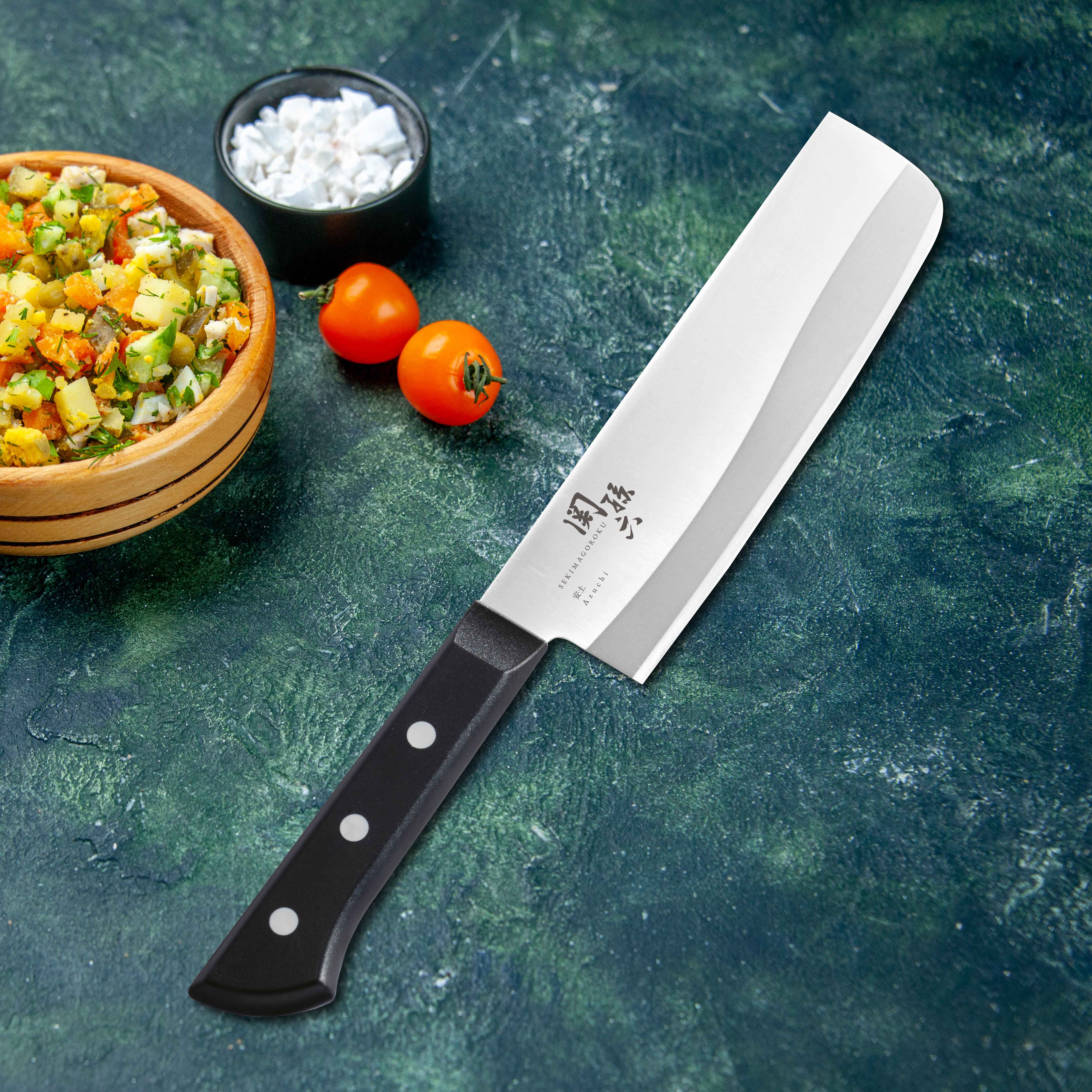Kai Seki Magoroku Azuchi Nakiri knife 6.5" (000AE5145)
