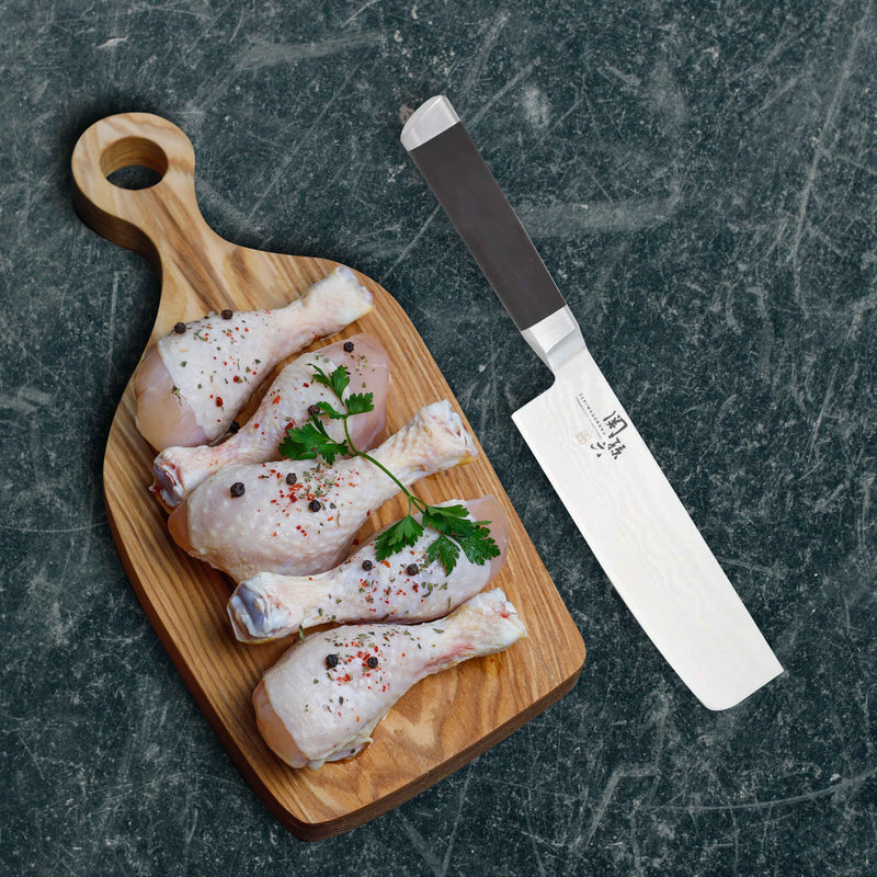 KAI Seki Magoroku Damascus Nakiri Knife 6.5" (000AE5206)