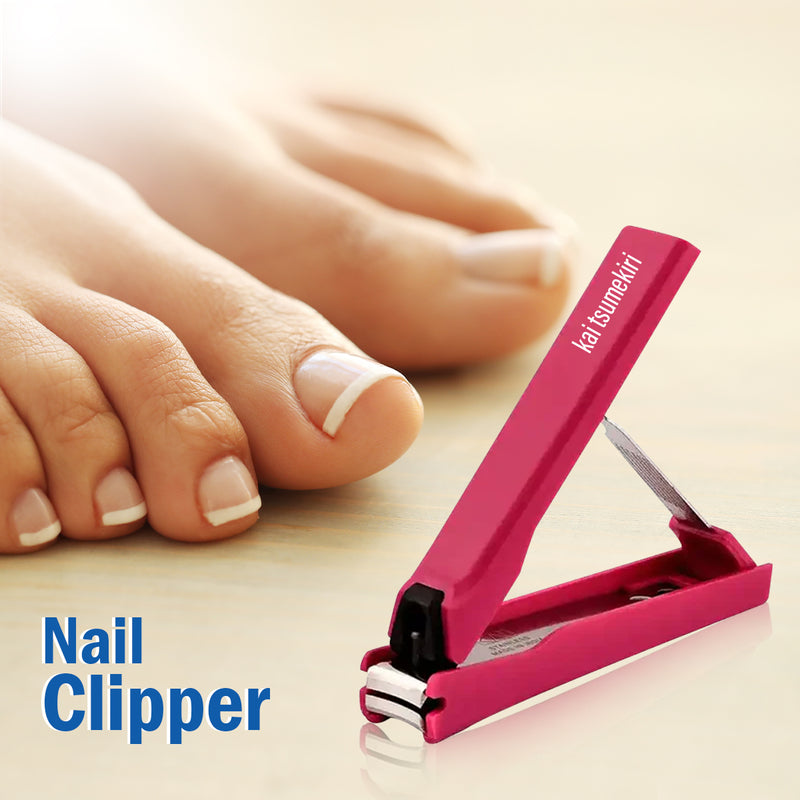 Kai Tsumekiri Nail Clipper Blister (Pink)