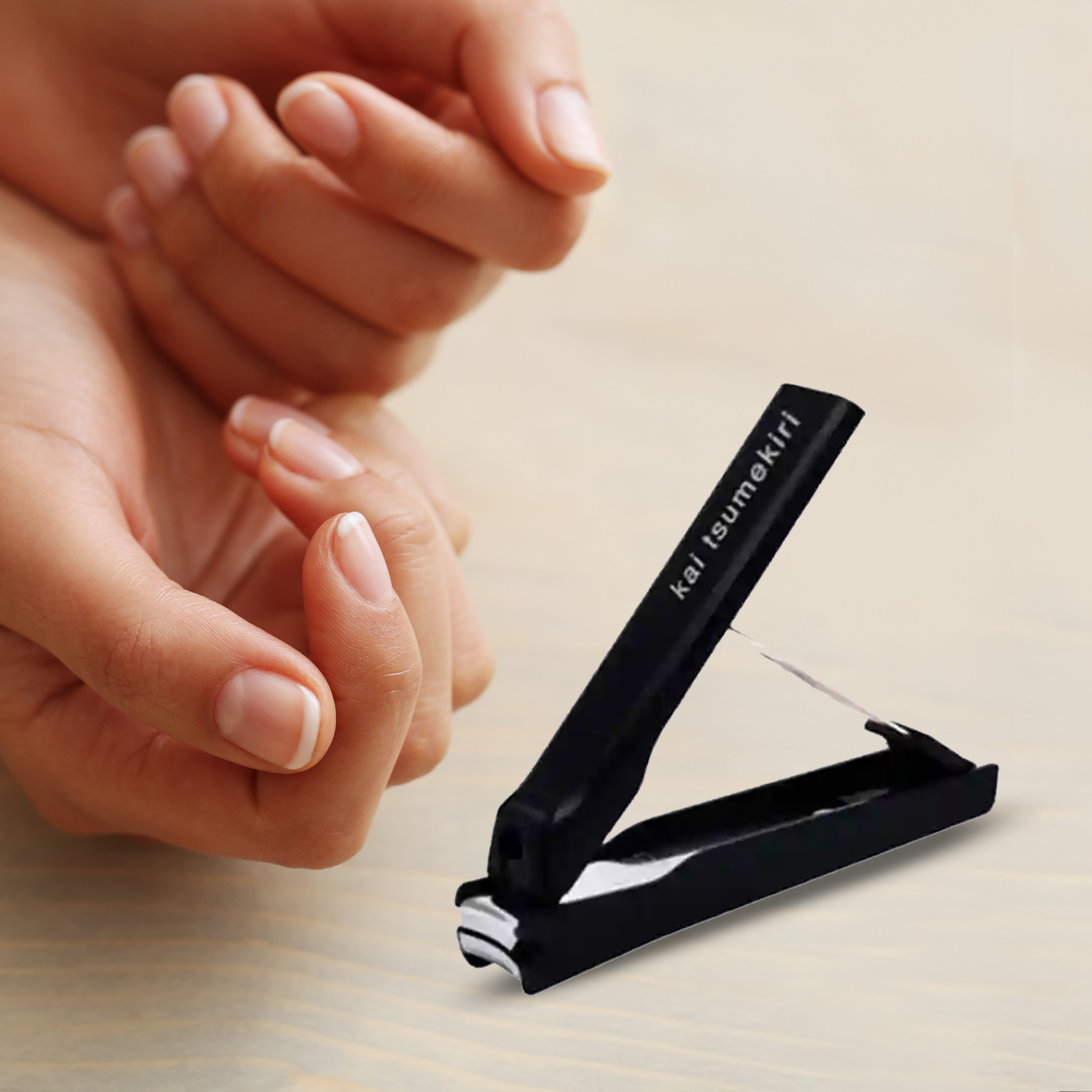 Kai Tsumekiri Nail Clipper Blister (Black)