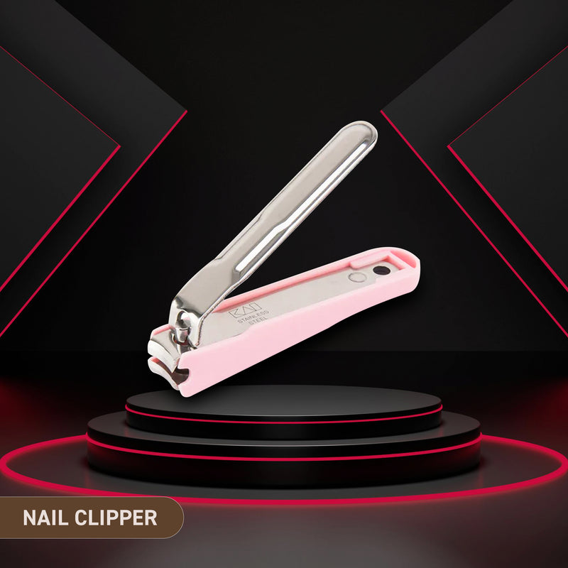 Kai Tsumekiri Nail Clipper Stainless Steel- Small (Pink)