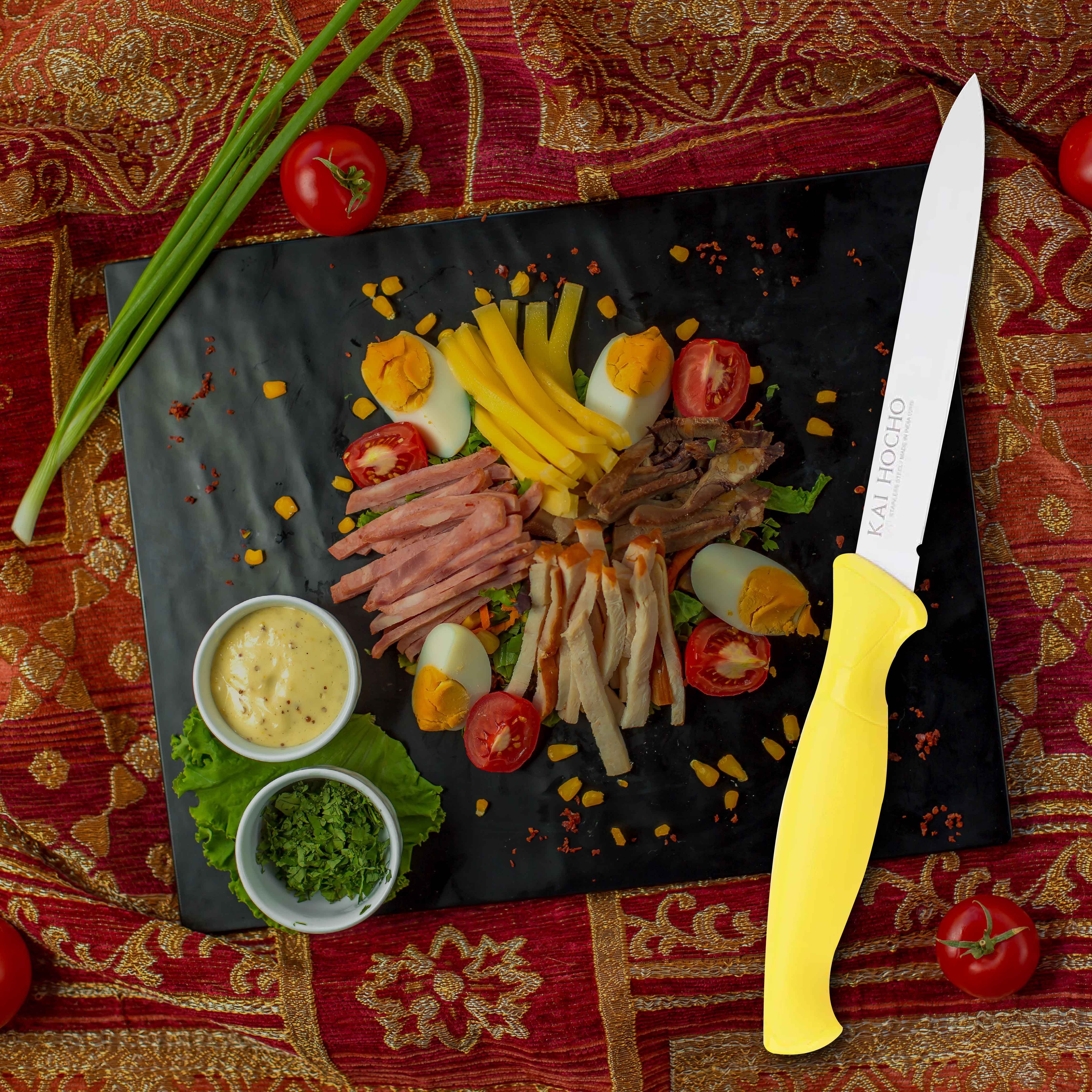 Kai Hocho Kitchen Knife Yellow