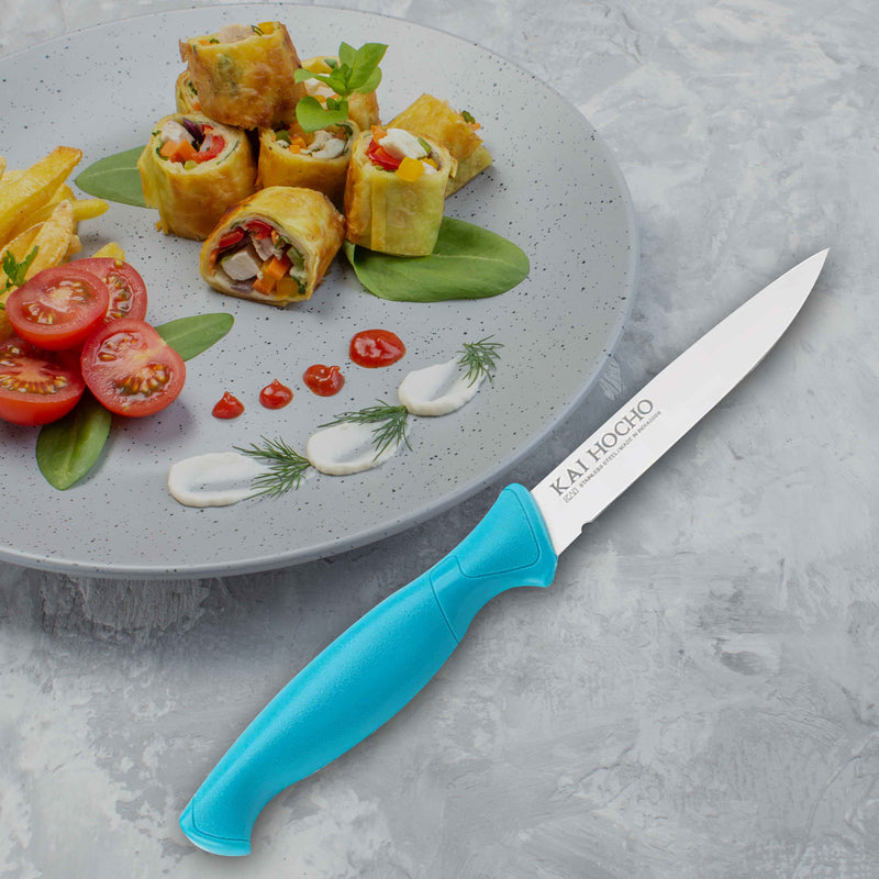 Kai Hocho Kitchen Knife Short, Blue