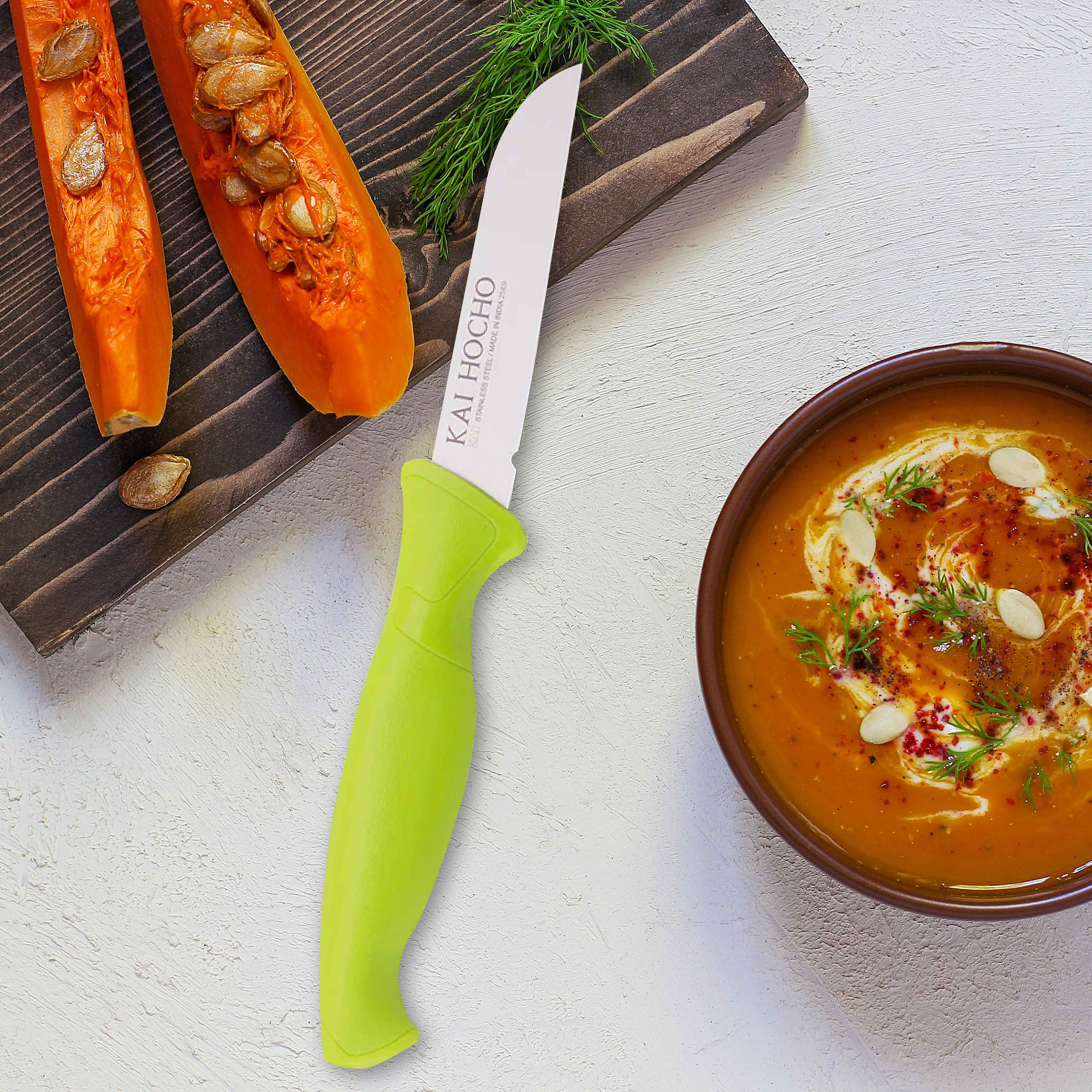 Kai Hocho Vegetable Knife Short Green