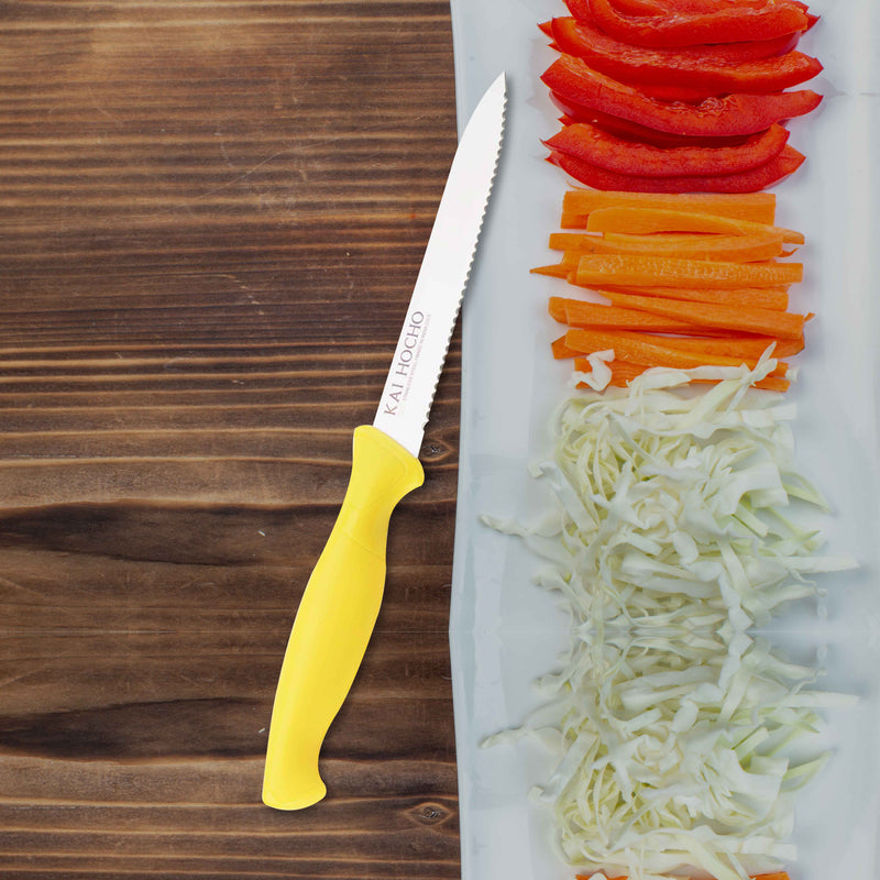Kai Vegetable Knife Yellow