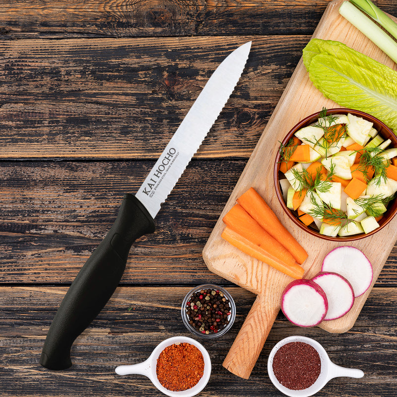 Kai Vegetable Knife Black