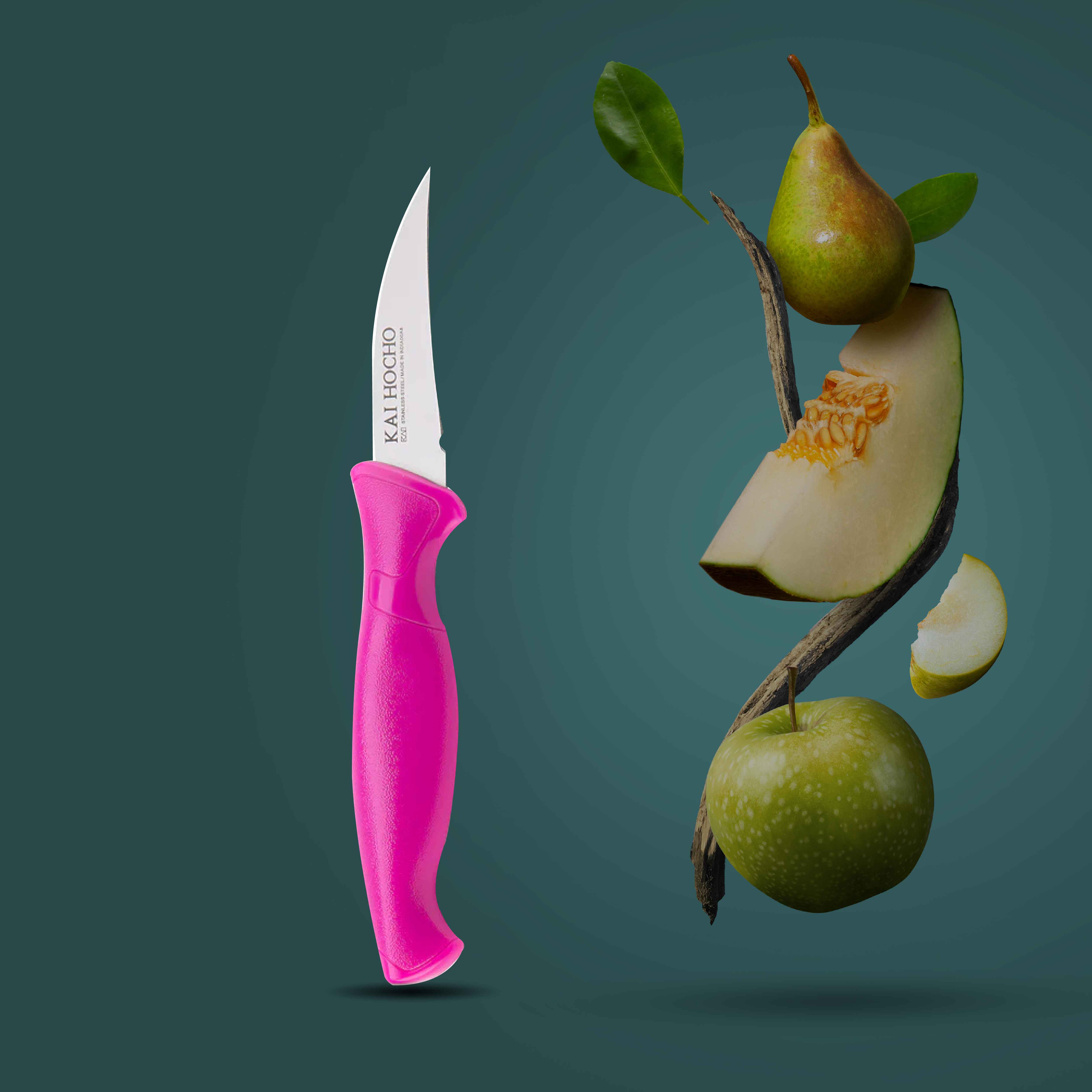 Kai peeling knife pink