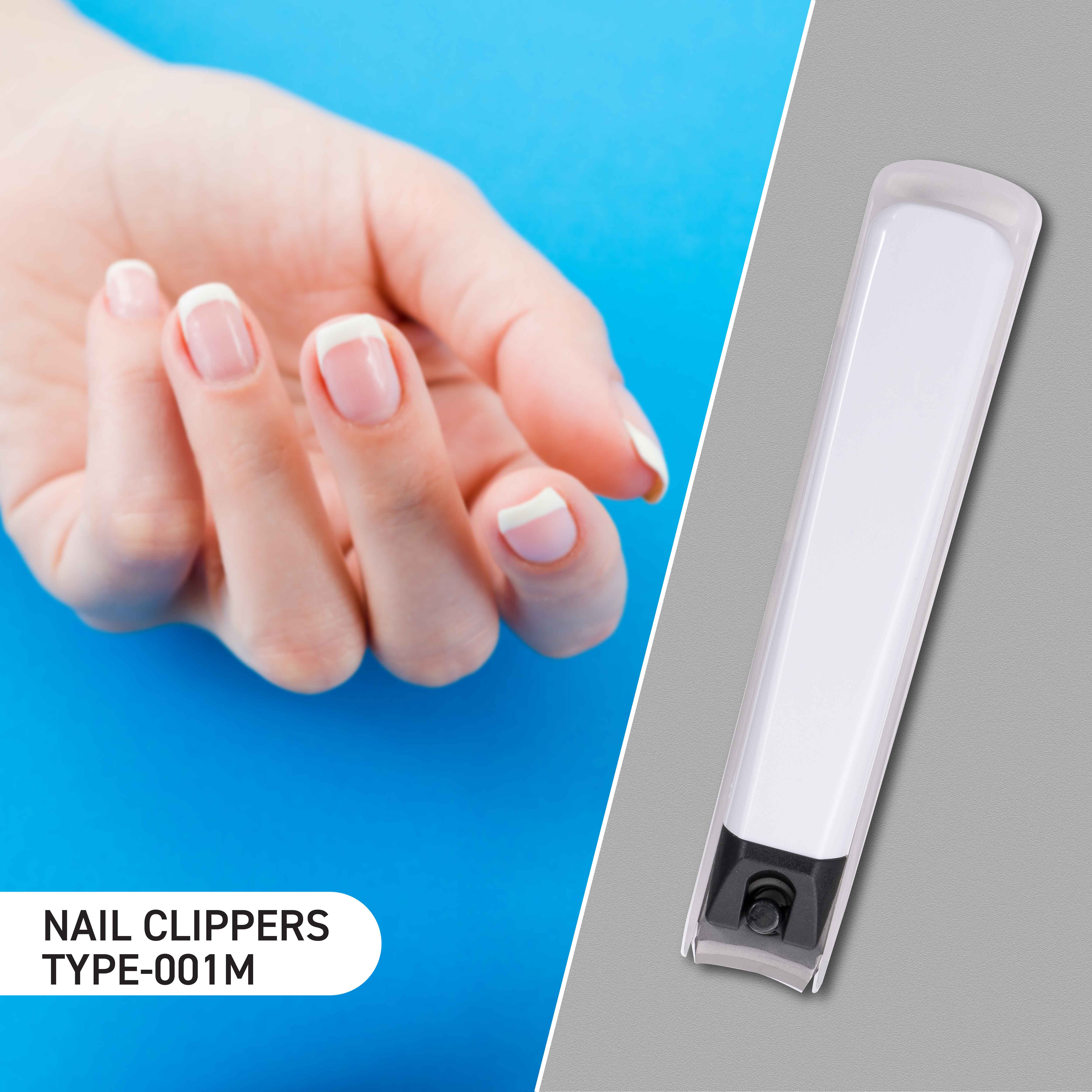 KAI NAIL CLIPPERS TYPE-001M White (KE-0122)