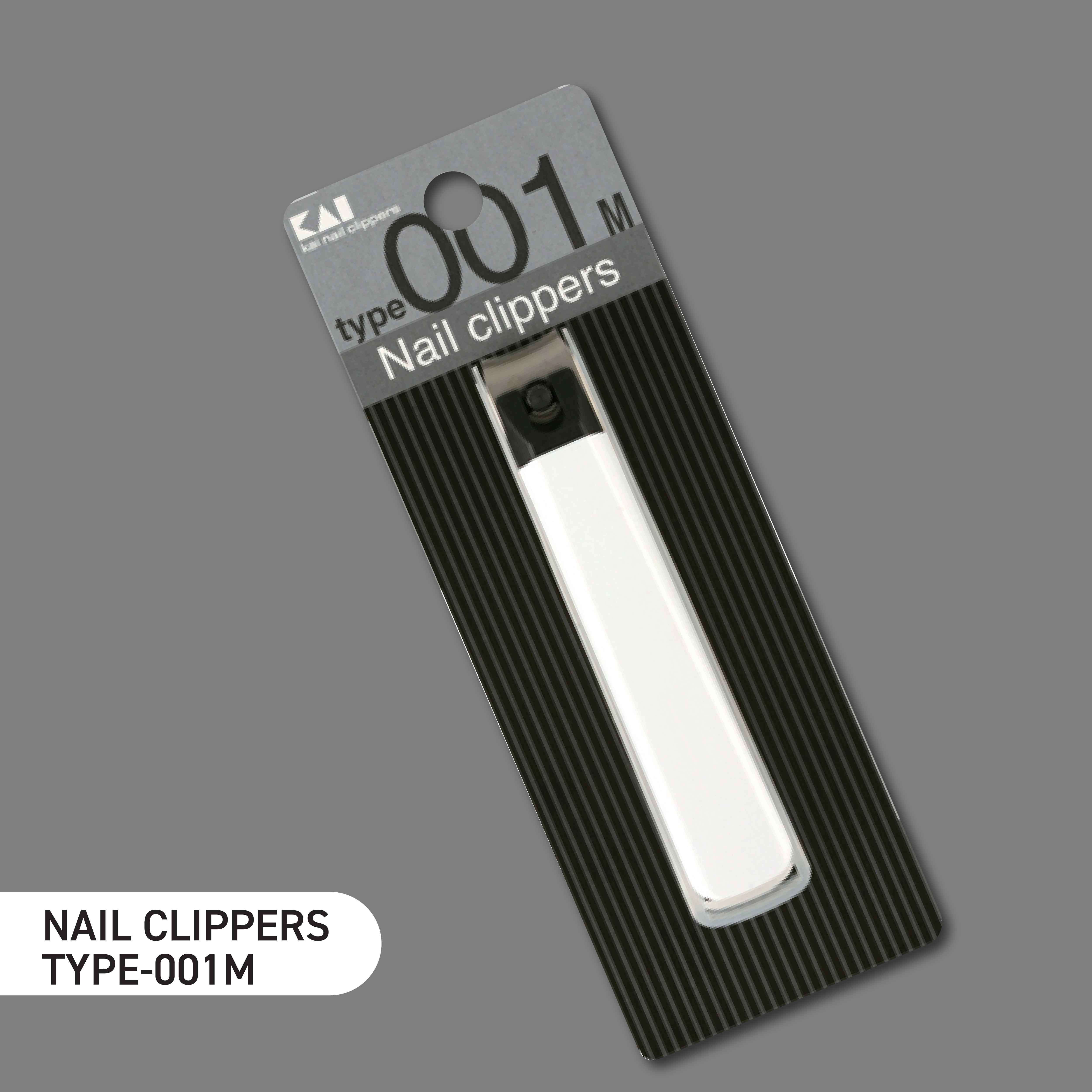 KAI NAIL CLIPPERS TYPE-001M White (KE-0122)