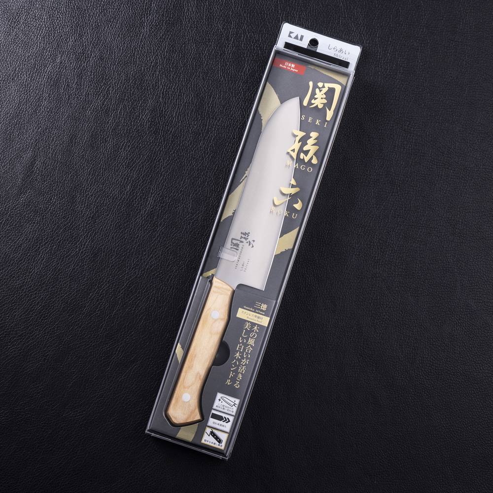 Kai Seki Magoroku Shiraai Santoku Knife 165mm #000AB5482