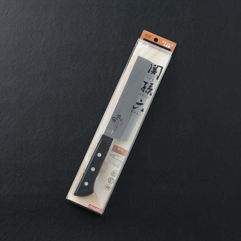 Kai Seki Magoroku Moegi Nakiri Vegetable Knife 165mm #AE2904