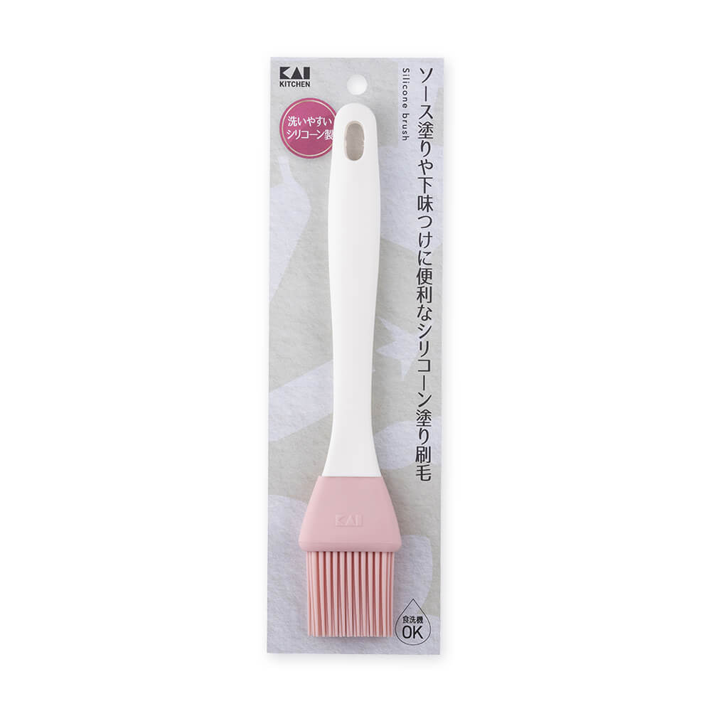 KAI KITCHEN SILICON BRUSH PINK