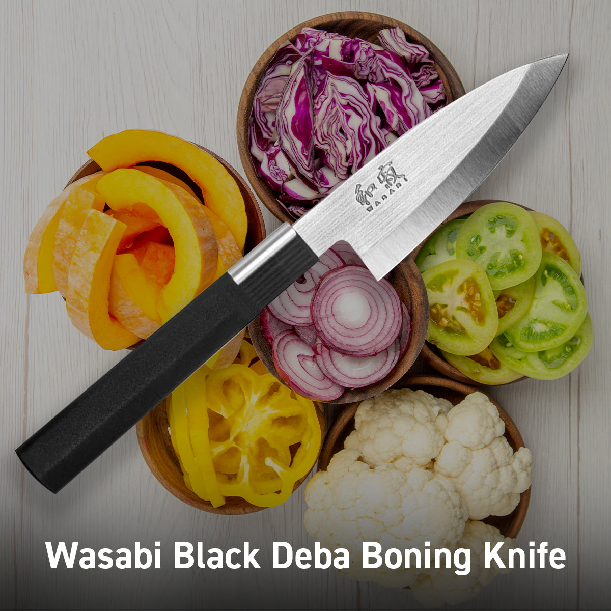Kai Seki Magoroku Wasabi Deba Boning Knife 10.5cm (027AH0271)