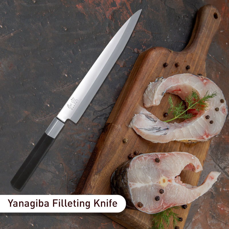 KAI Wsabi Black Yanagiba Filleting Sashimi Knife 21cm