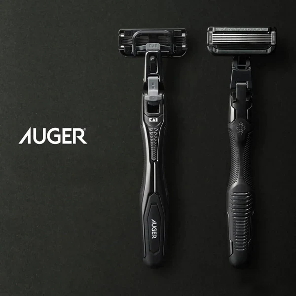 KAI Auger 5-Blade Razor Pack (1 Razor + 10 Cartridges)