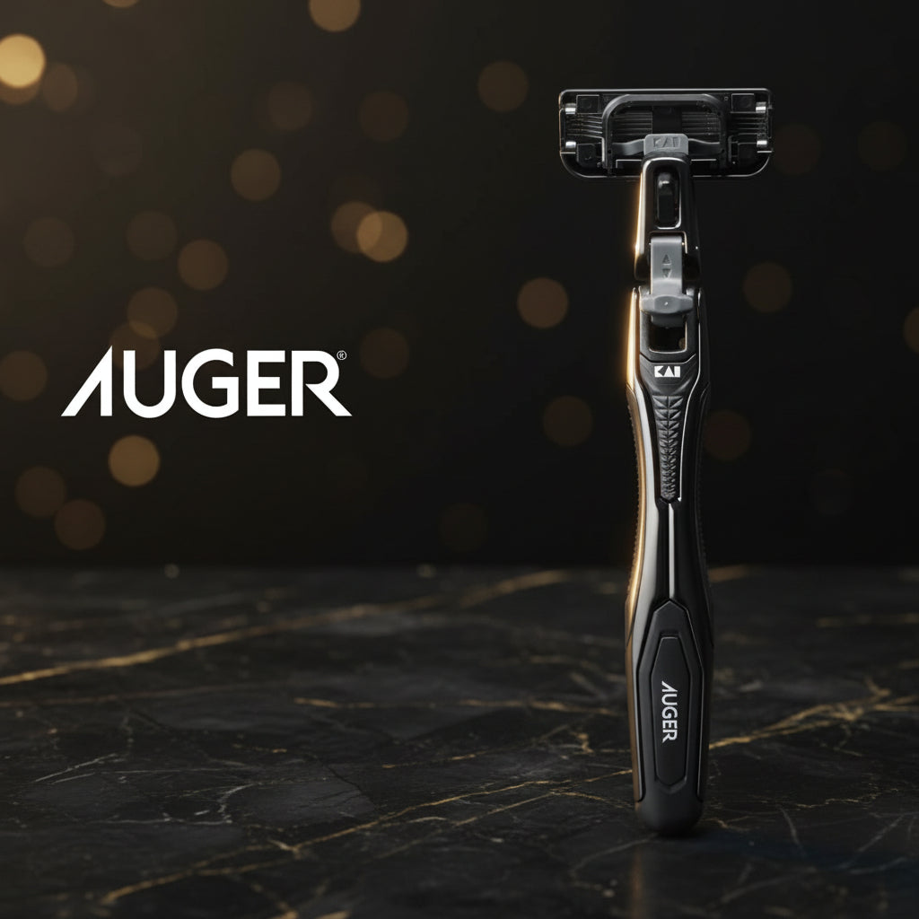 KAI Auger 5-Blade Razor Pack (1 Razor + 6 Cartridges)