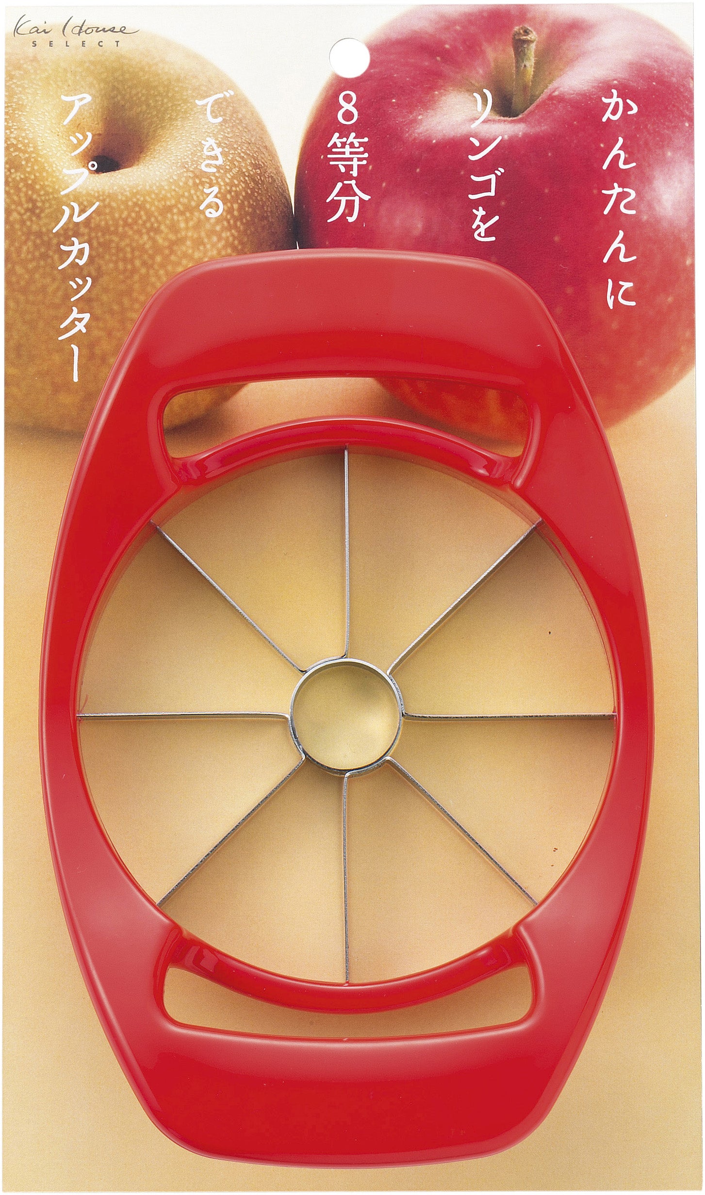 Kai Kitchen Apple Slicer Red
