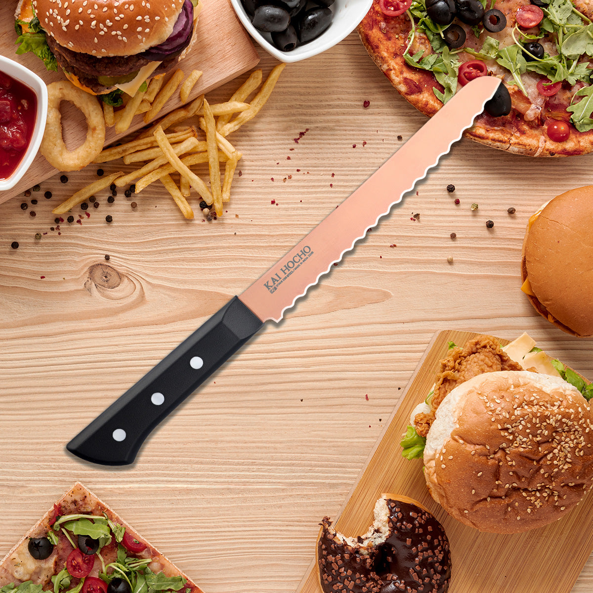 Kai Luxury Series Bread knife Rose Gold (000IN9022)
