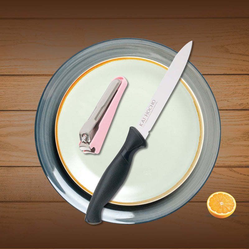 Kai Kitchen Knife with Nail Clipper (Small) Combo