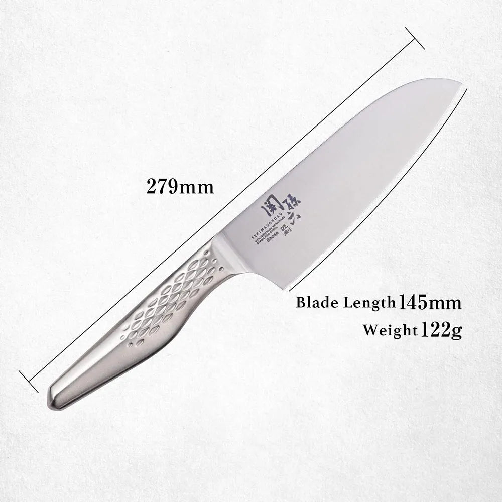 Kai Seki Magoroku Shoso Small Santoku Knife 5.5-inch