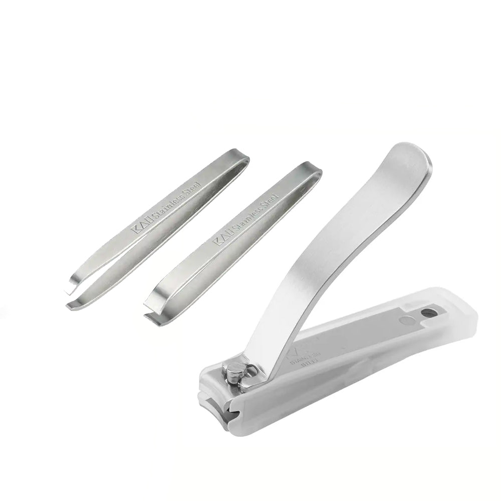Kai Tweezer Set with Nail Clipper Stainless-steel (Type -003)