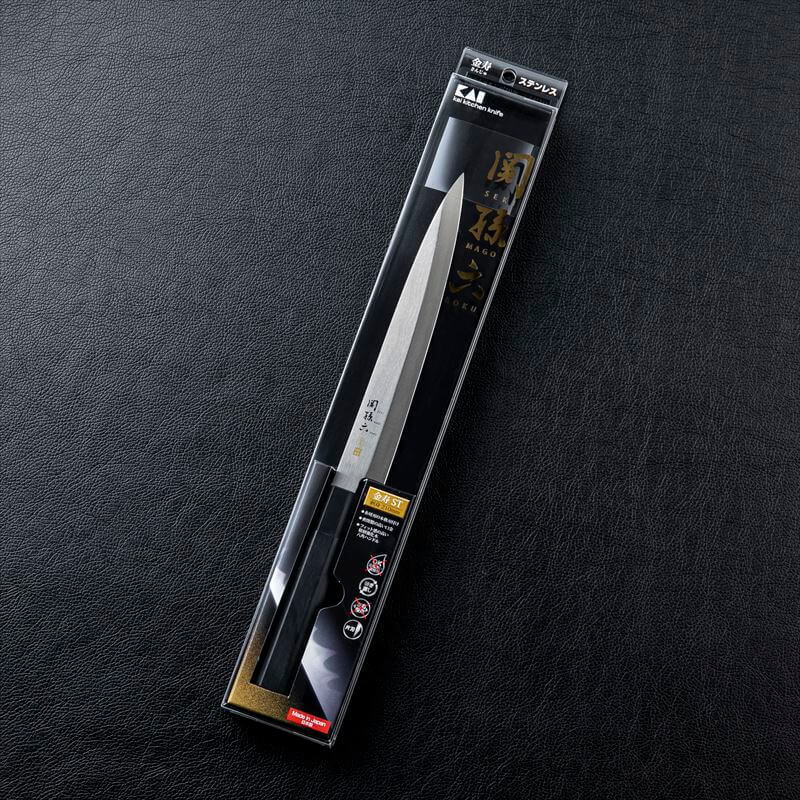 Seki Magoroku Kinju Yanagiba Knife, Sashimi-Blade 8.25" (21 cm)