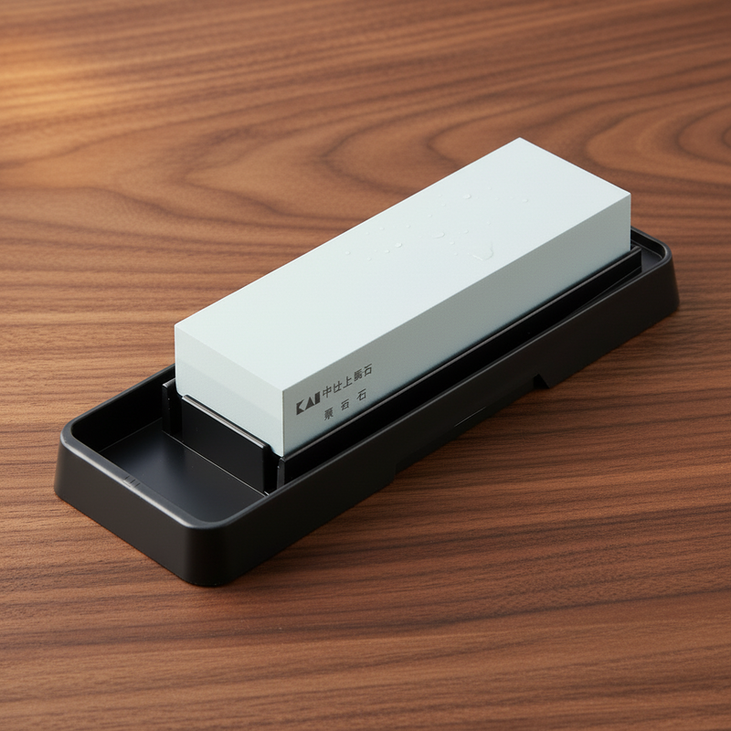 Kai Knife Sharpening Combination Whetstone Set 400-1000 Series