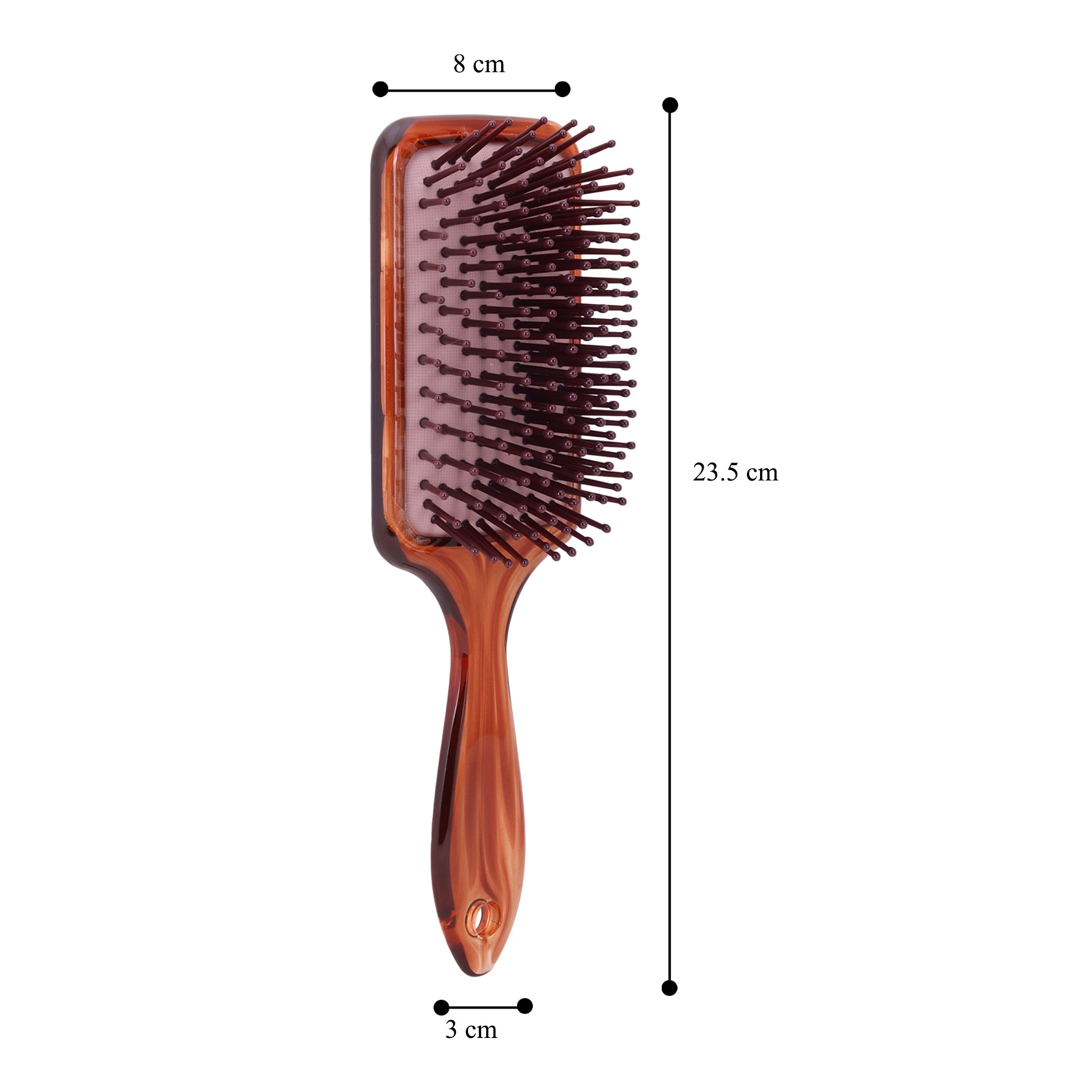 KAI Air Cushion Paddle Brush (Medium)-Brown