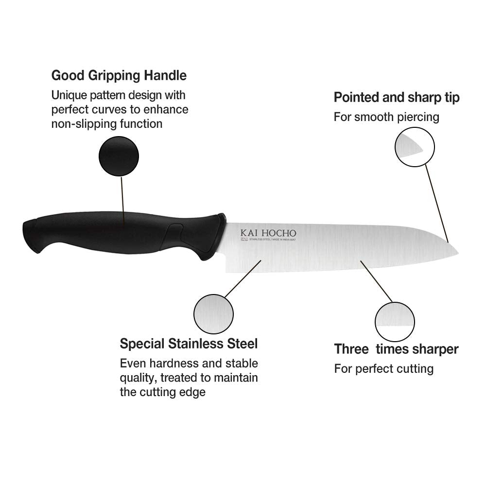 Kai Kitchen Peeler and Hocho Premium Utility Knife Gift Set