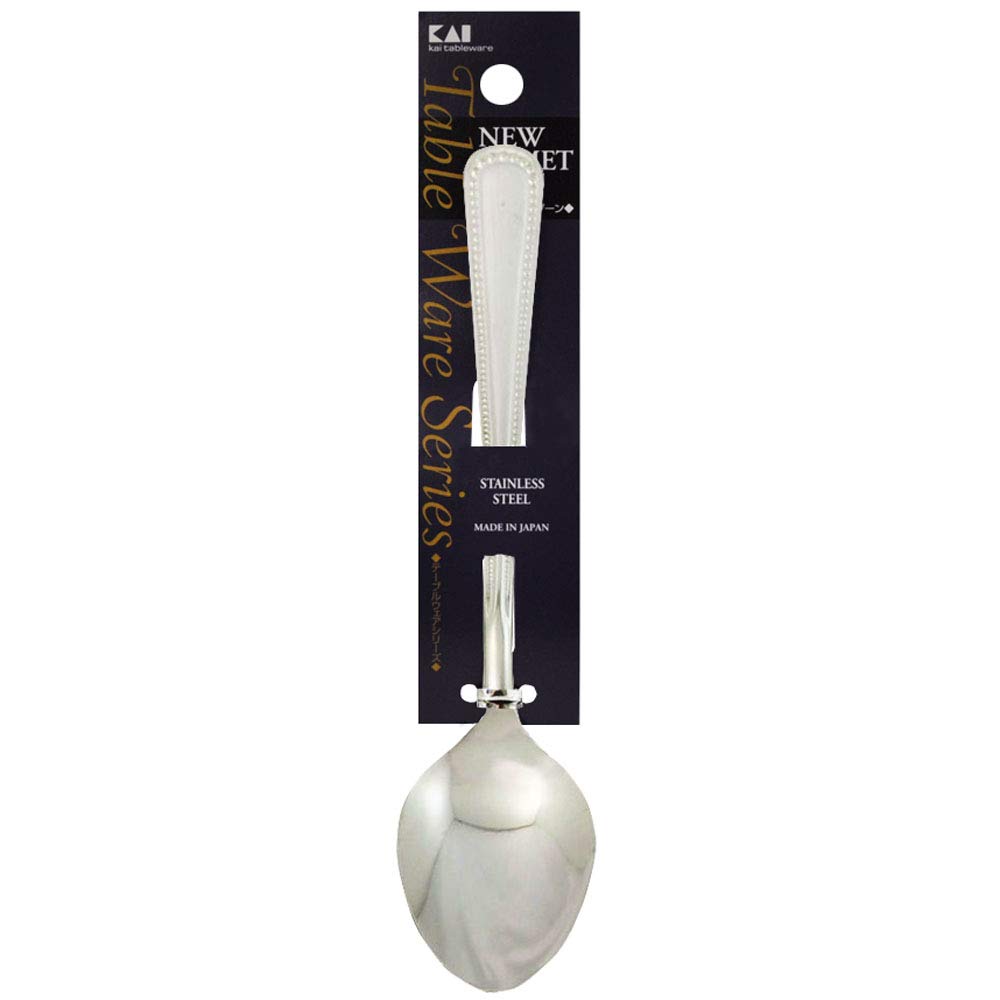 KAI New Comet Dessert Spoon (Set of 6) Made in Japan (000FA0702)