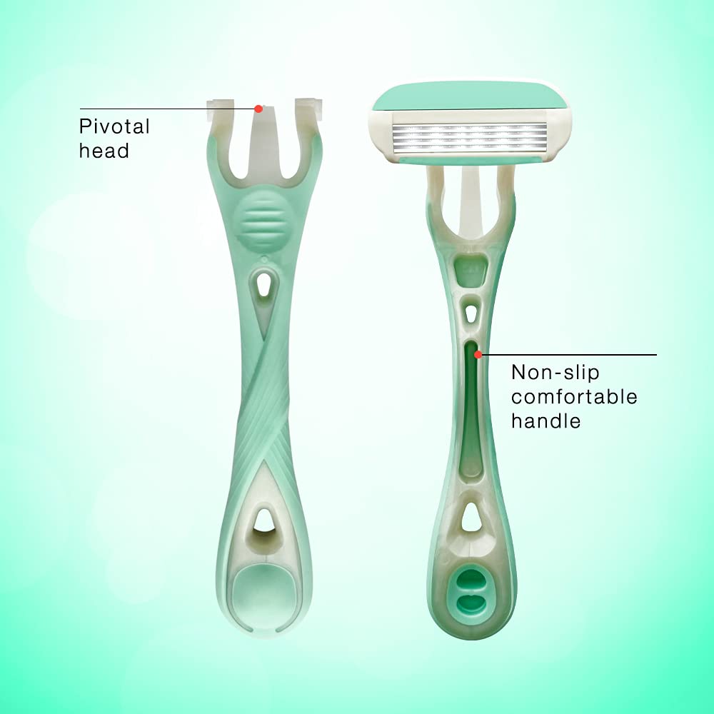 Kai K4 System Body Razor (Pack of 3), Hair Removal Razor