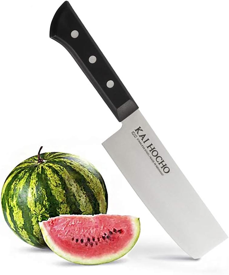 Kai Hocho Premium Nakiri Kitchen Knife for Chopping, Dicing and Mincing