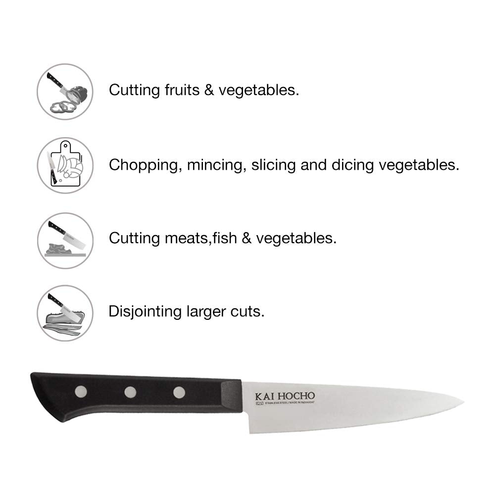 Kai Hocho Premium Petty Knife + Utility (M) Knife Set (Pack of 2)