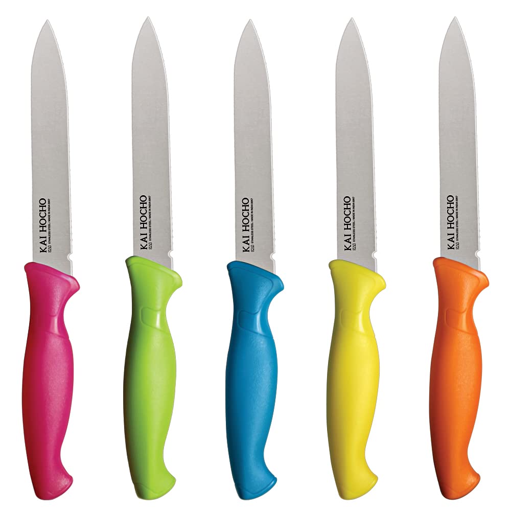 Kai Hocho Kitchen Knife, Pack of 5 (Plain Knife)