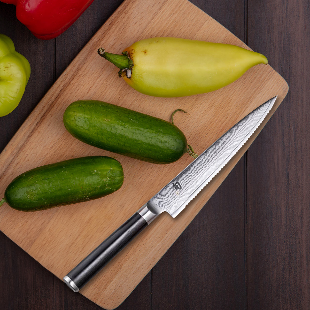 Kai Shun Classic Serrated Utility Knife 6" (DM0722)