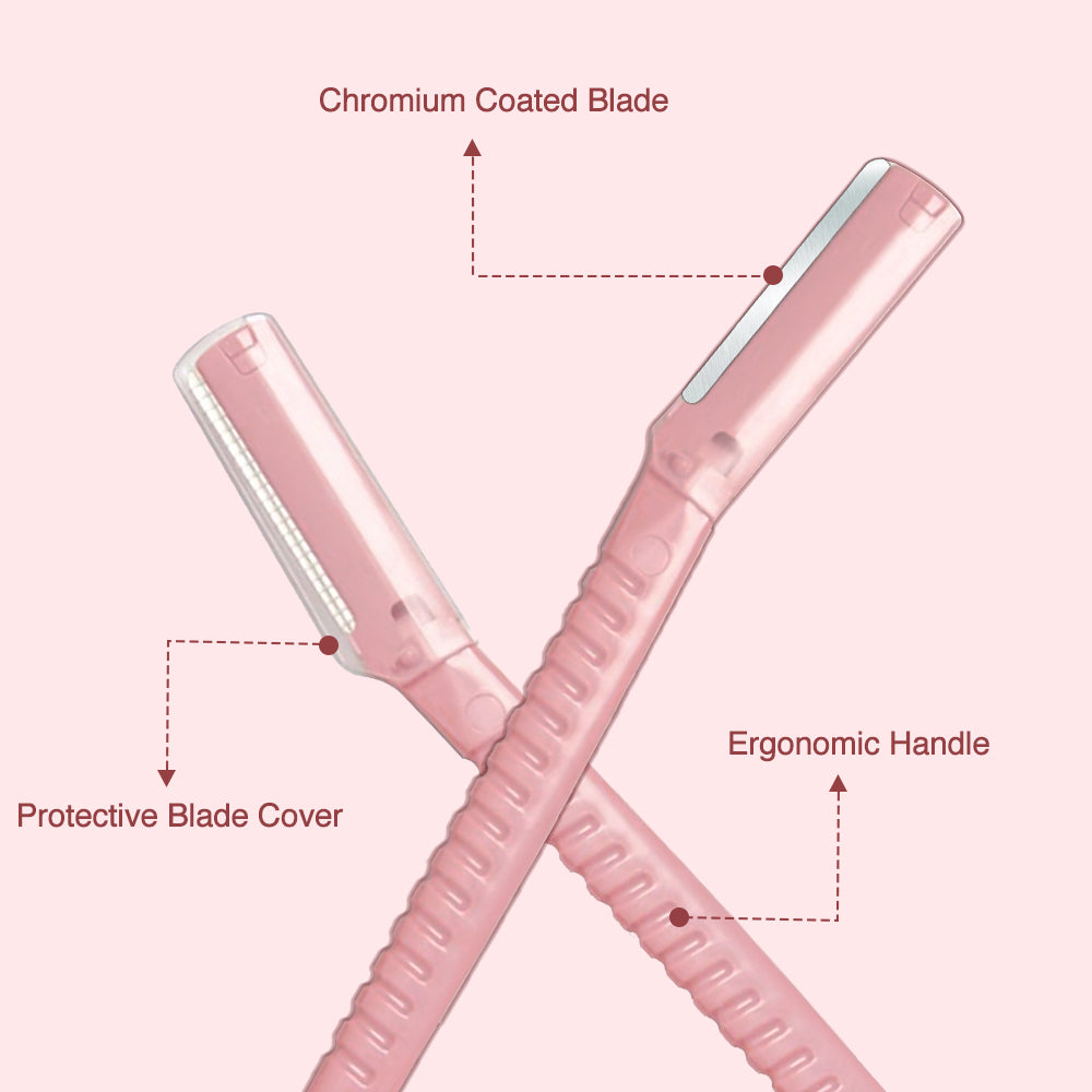 Kai Face & Eyebrow Razor for Women (Pack of 3)