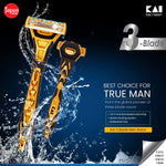 Kai Kamisori 3 Blade Men RAZOR (2pcs pack) - Men Razor