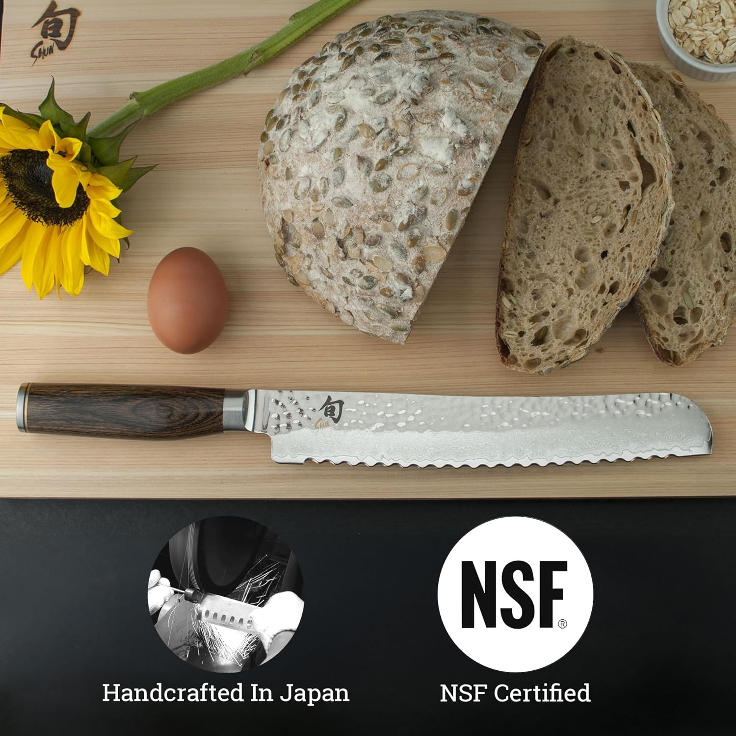 KAI Shun Premier Bread Knife 9-Inch (TDM0705)