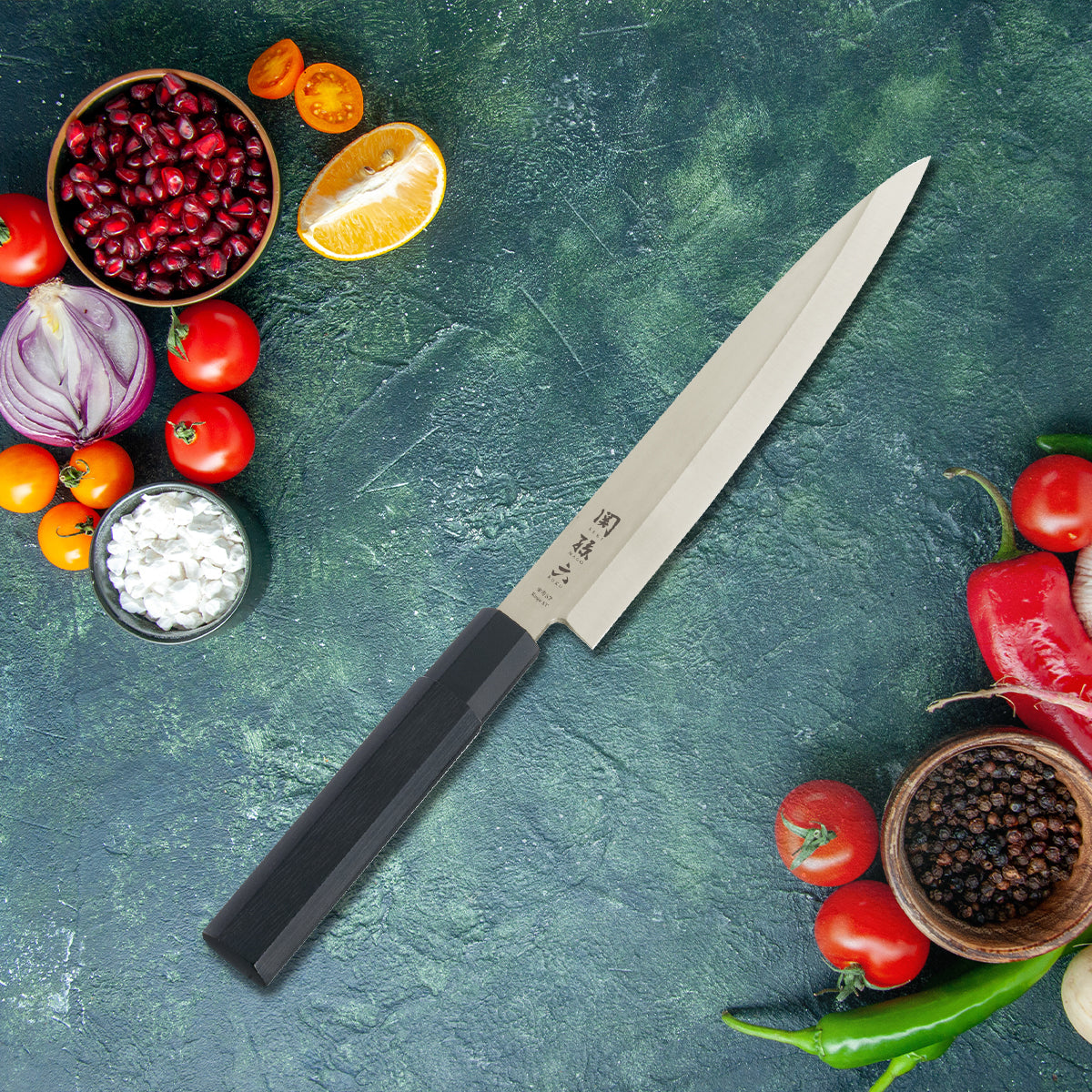 Seki Magoroku Kinju Yanagiba Knife, Sashimi-Blade 8.25" (21 cm)