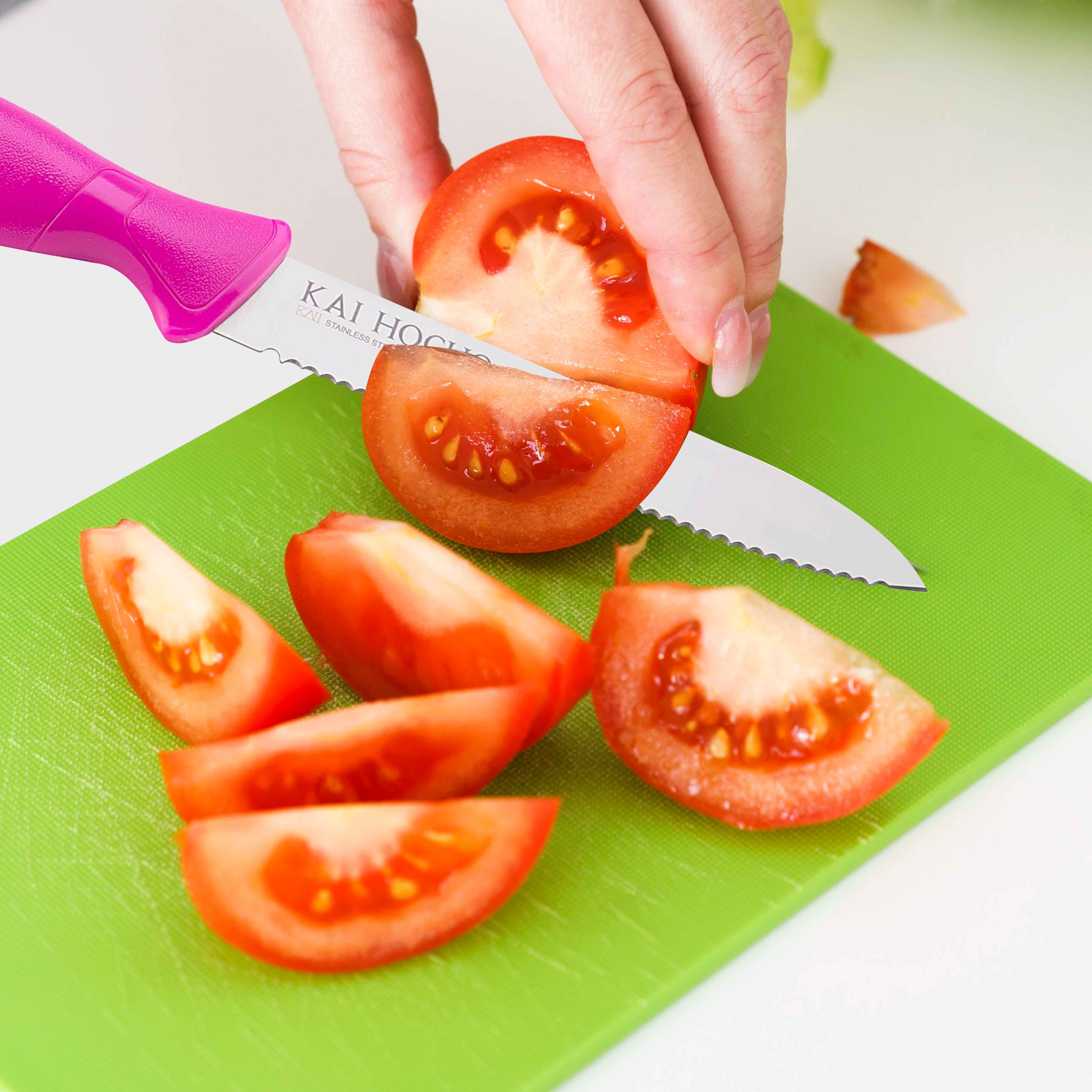 Kai Vegetable Knife Pink