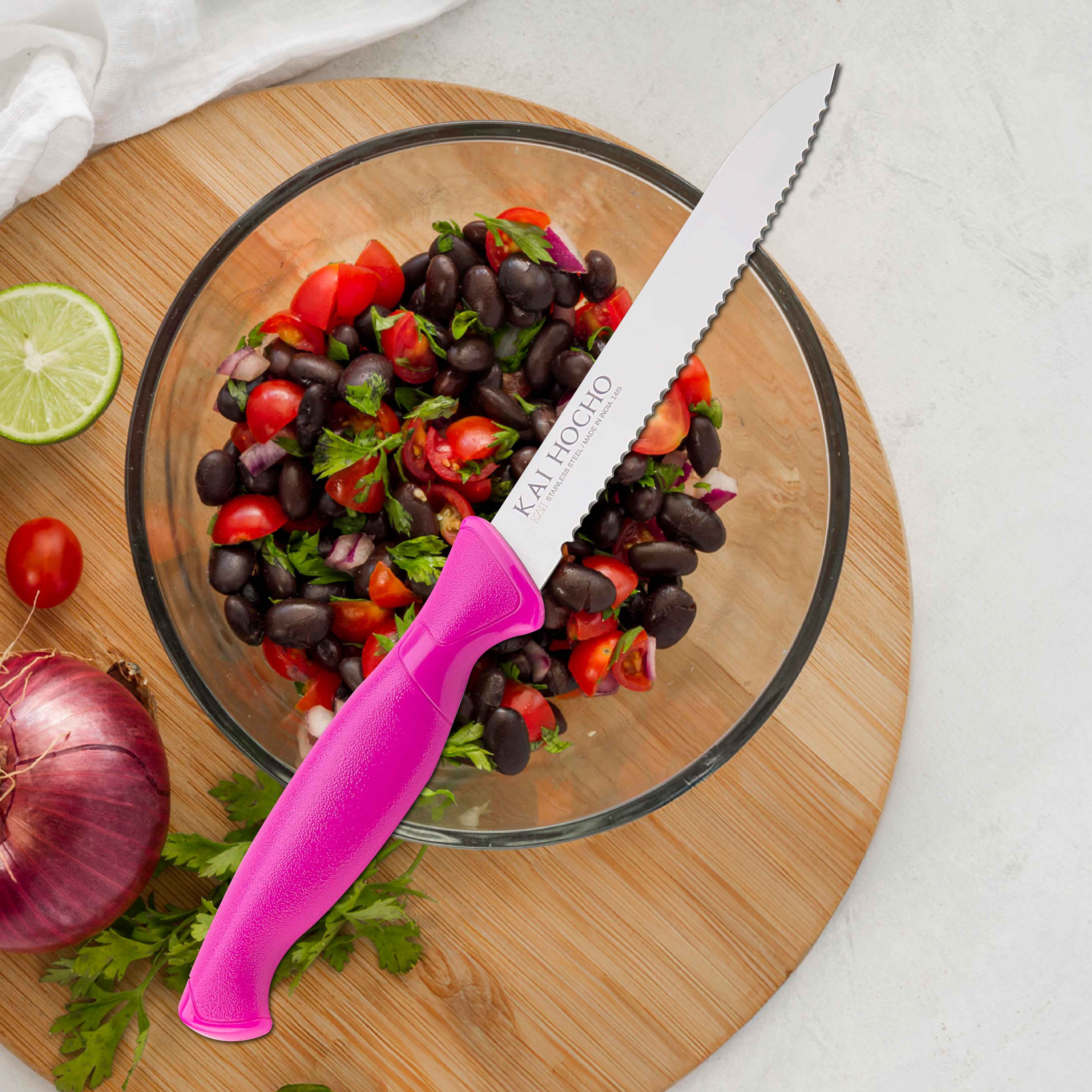 Kai Vegetable Knife Pink