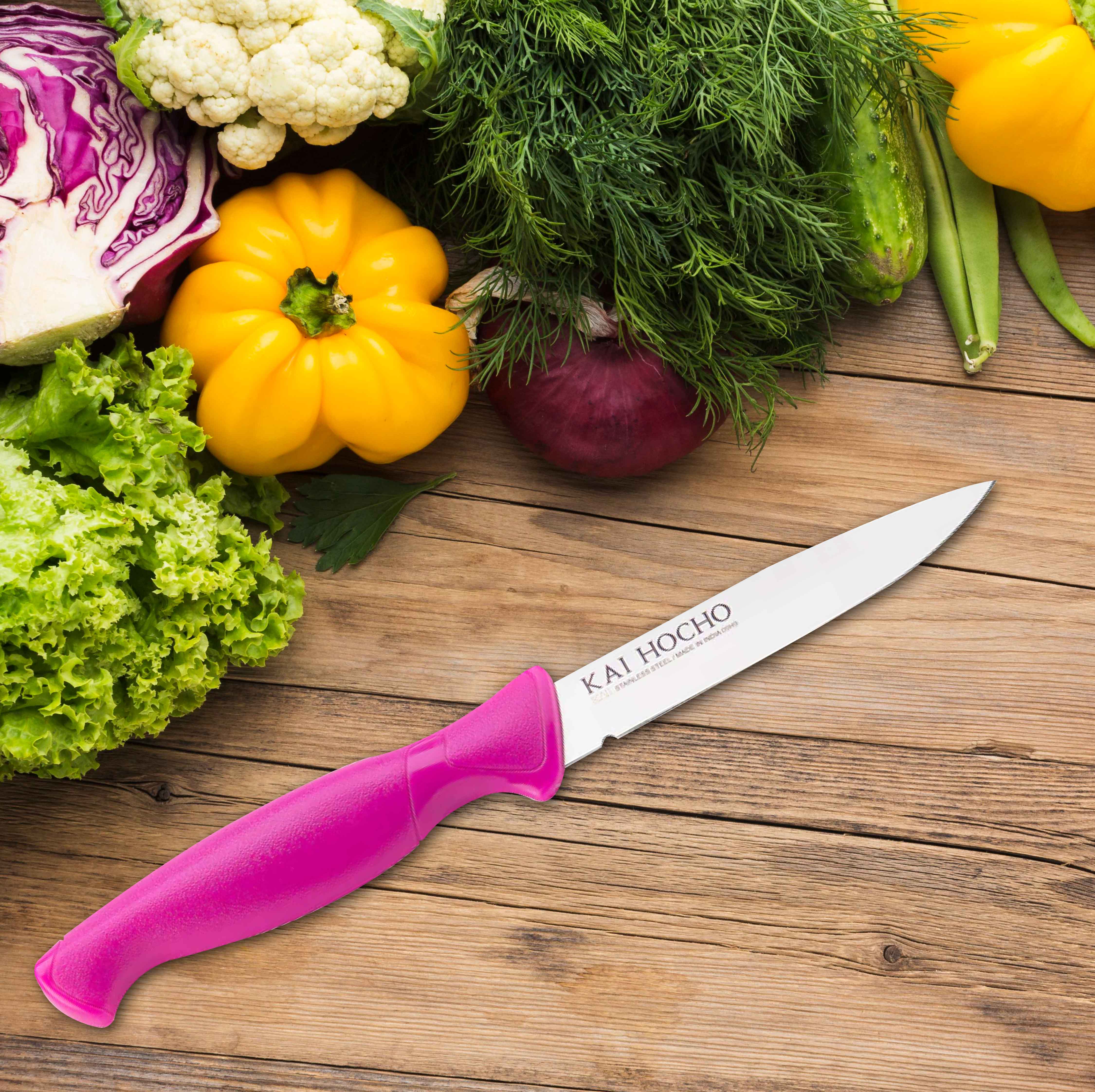 Kai Kitchen Knife Short, Pink
