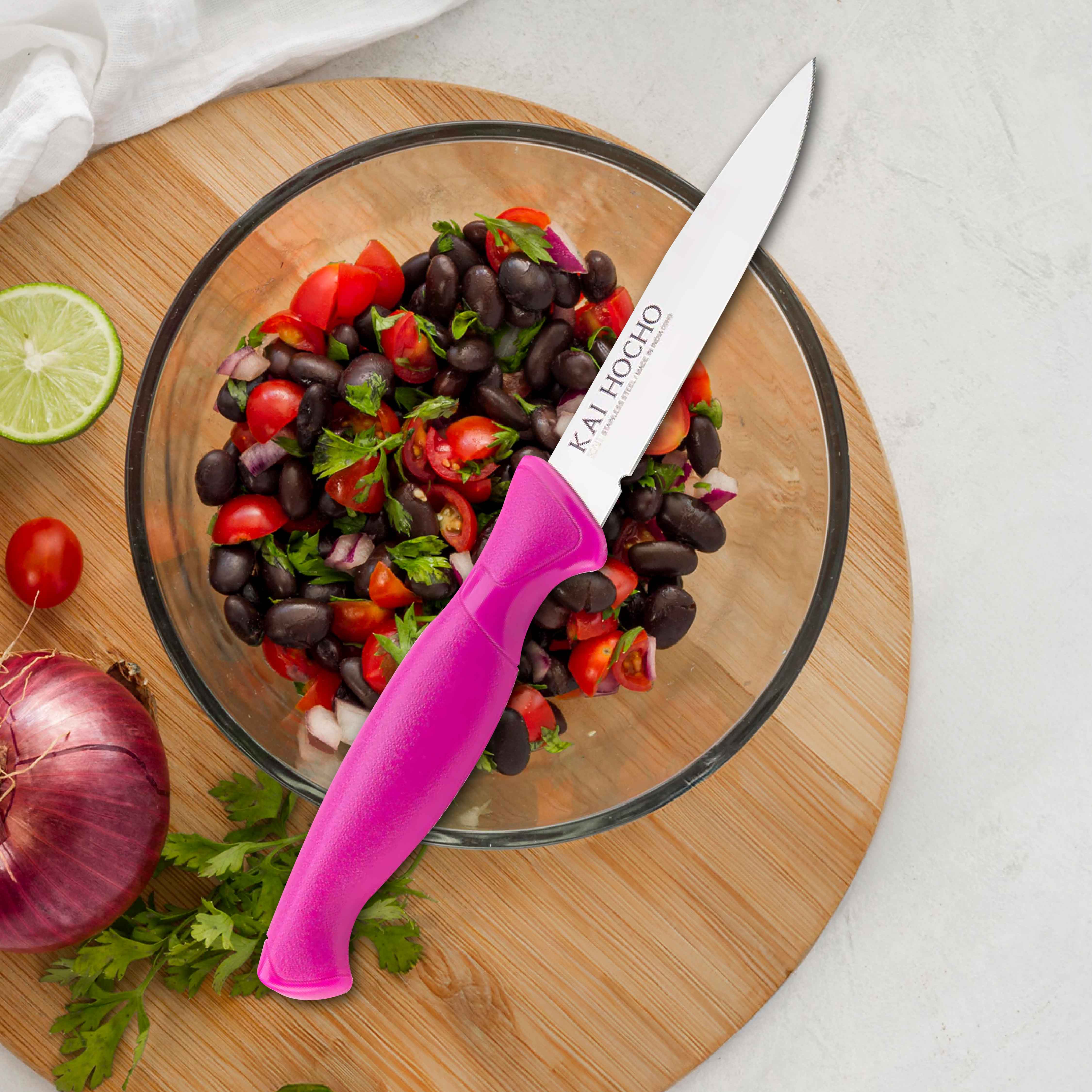 Kai Kitchen Knife Short, Pink