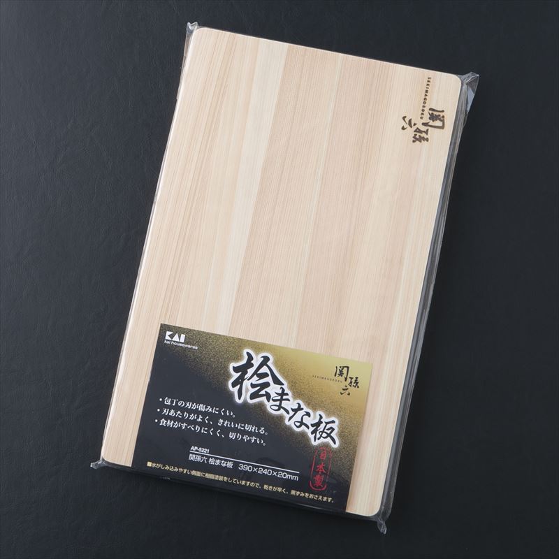 KAI Wooden Cutting Board for Professionals Cypress Hinoki