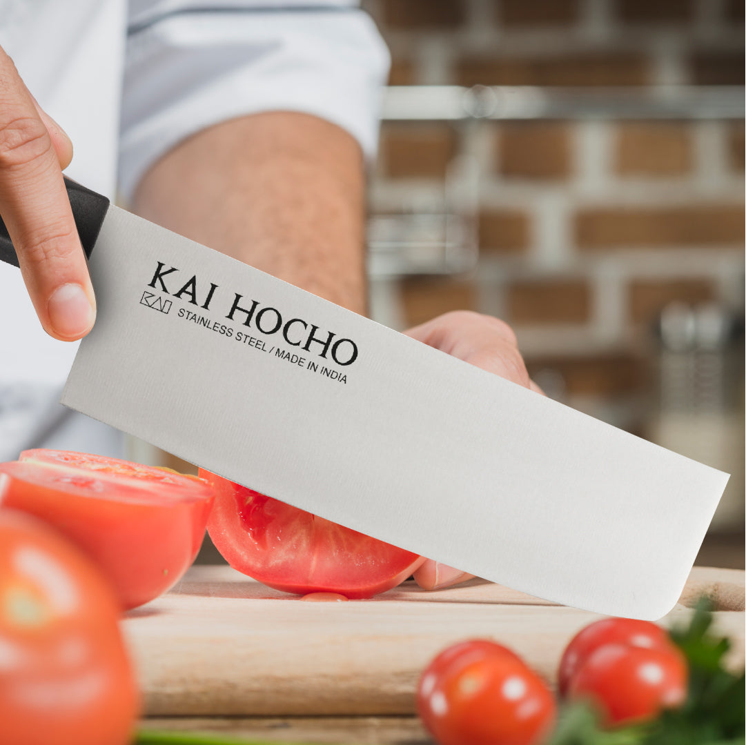 Kai Hocho Premium Nakiri Kitchen Knife for Chopping, Dicing and Mincing
